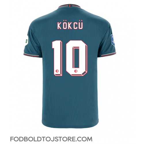 Feyenoord Orkun Kokcu #10 Udebanetrøje 2022-23 Kortærmet